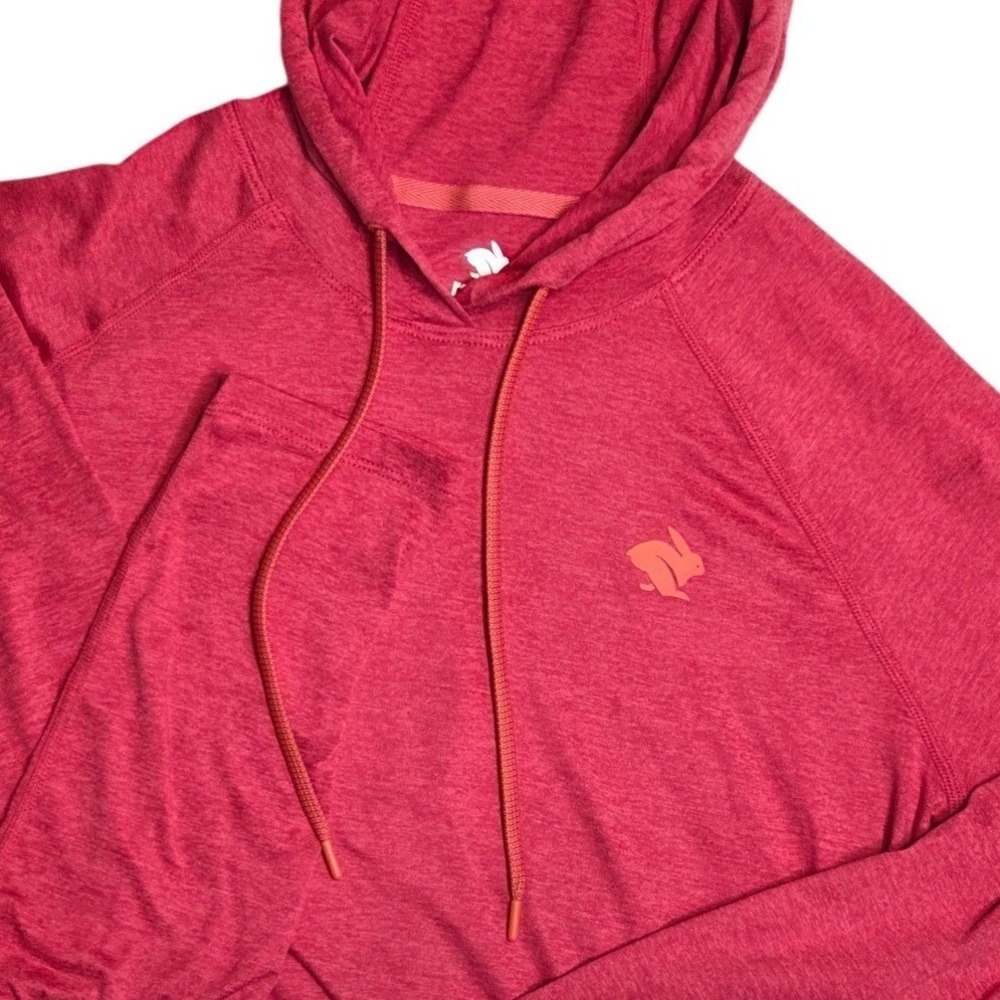 Rabbit Lightweight Running Hoodie Women's Large Pink Performance Pullover